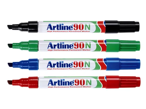 Viltstift Artline 90 schuin 2-5mm zwart