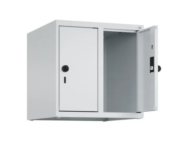 opzetkast,v. locker,2vak.,vak B 250mm,HxBxD 500x500x500mm,vleugeldeur
