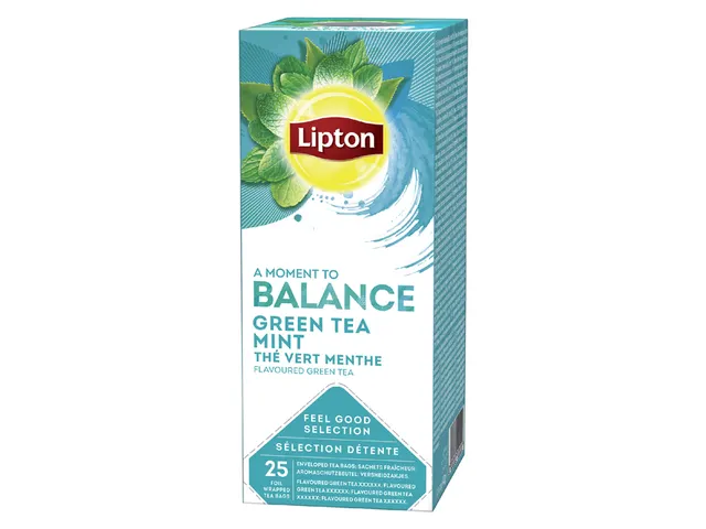Thee Lipton Balance green tea mint 25x1.5gr