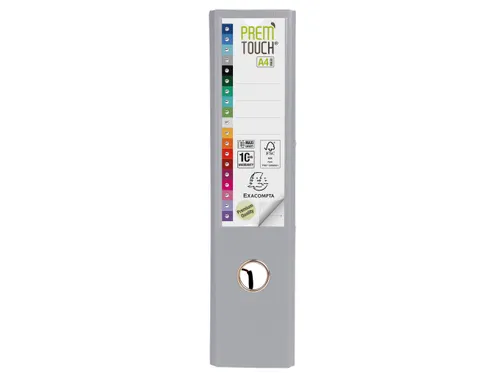 Ordner PP Prem'Touch A4maxi 80mm dogrijs