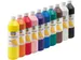 vingerverf Happy set met 10 flesjes 750 ml assorti