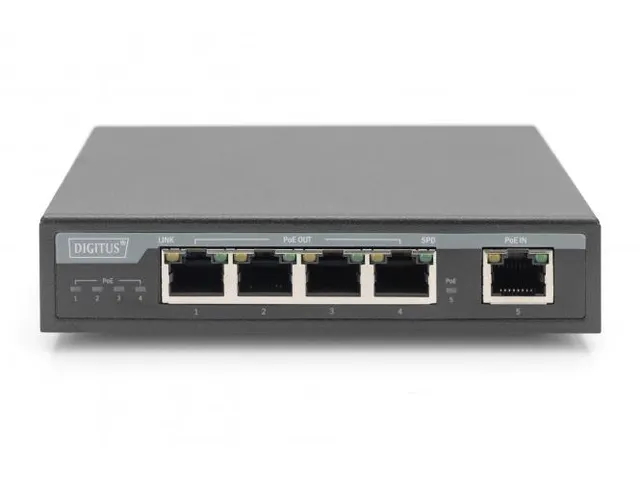 4-poorts Gigabit 4PPoE-extender 802.3at 60W