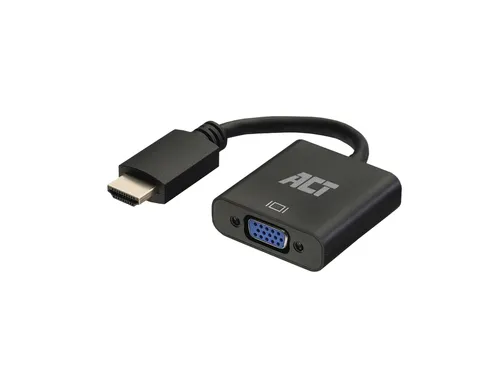 Adapter ACT HDMI naar VGA met audio 0.15 meter