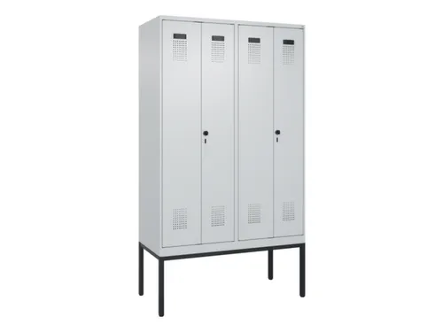 locker voor scheiding van kleding,HxBxD 2120x1200x500mm,4vak