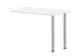 table de rallonge,haut. régl.,HxlxP 720-840x1000x600mm,Bl-blanc