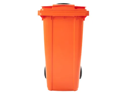 Container met rozet 240 Liter Oranje