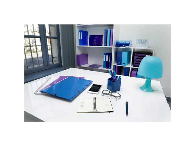 Iderama Elastomap 3 Kleppen Rugetiket Assorti Kleuren Karton