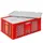 Euronorm-stapelbak,m. 2isoleerboxen,HxLxB 240x600x400mm,43/10,4l,HDPE