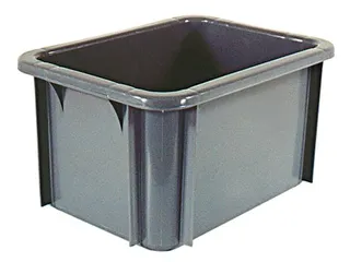 Stapelbak Pe Hxlxb 215X400X300Mm Inhoud 18L Grijs - 2