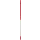 Steel Vikan ergonomic 150cm 31mm rood aluminium