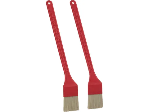 Hygiene Toastborstel 3002-4 set 2 stuks, rood, medium vezels, 395mm