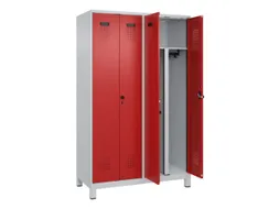 PBM-locker,HxBxD 1950x1200x500mm,4vak,vak B 300mm,draaigrendel