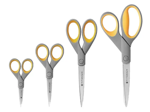 Kantoorschaar Westcott 210mm met softgrip titanium