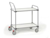 ESD-etagewagen draagverm. 150kg 2xhouten plaat laadvl. LxB 800x430mm