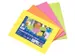 Cartes de communication info, 200x150mm, 4 x 50 pièces,jaune, orange,