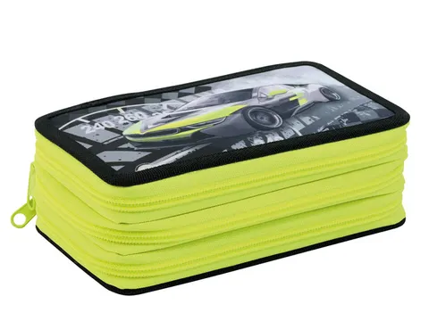 Etui Eberhard Faber gevuld 36 delig, 3 laags Race auto