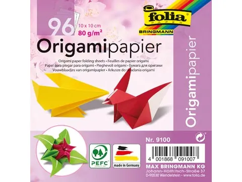 Vouwblaadjes ft 10 x 10 cm