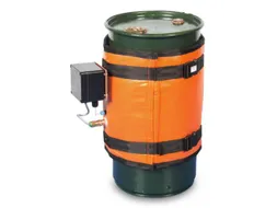 Verwarmingsmantel,V. 60L Vat,Buiten Glasvezel/Silicone,Oranje