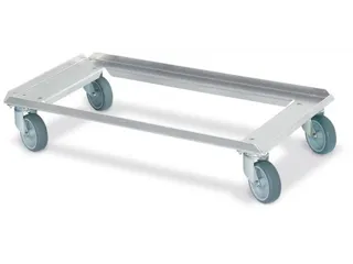 Aluminium Onderwagen Euronormbakken 250kg Laadvlak 600x400mm - 1
