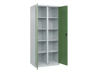 wasgoedverdeelkast,HxBxD 1850x800x500mm,vak B 400mm,draaigrendel - 2