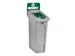 Couvercle Rubbermaid pour Station de recyclage Slim Jim fermé vert
