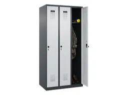 locker,HxBxD 1850x900x500mm,3vak,vak B 300mm,draaigrendel