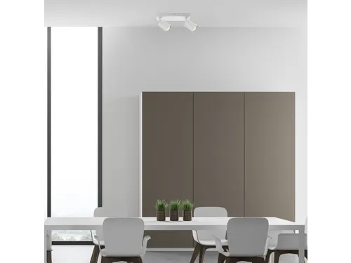 Plafondspot Integral Siena 2 spot IP20 GU10 wit