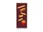 Roll-Banner 85x200 complete set met print "Sandwiches Snacks Frites"