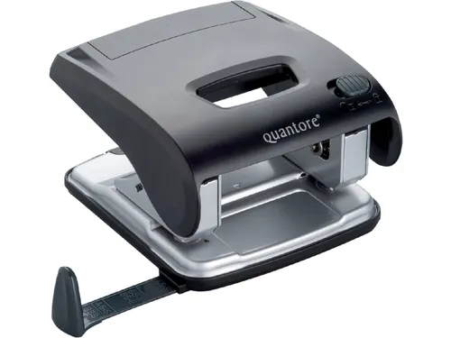 Perforator Quantore luxe 2-gaats 20vel zwart