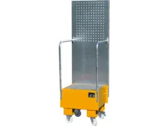 verrijdbare opvangbak,v. 1x60l vat,opvangvol. 60l,HxBxD 1775x590x570mm