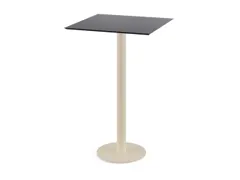 statafel,HxBxD 1090x700x700mm,rechthoekig,schotelvoet zandkleuren