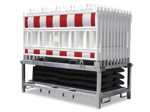 set afzethekken,20hekelementen,21voetplaten,HxL 1250x2300mm,kunststof