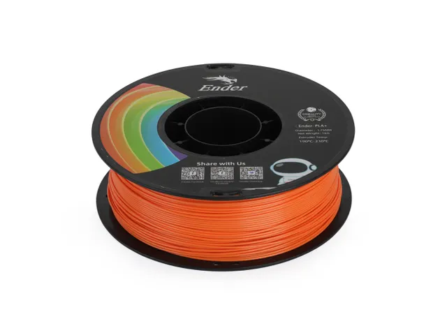 Creality 3D printer Filament Ender PLA+ 1,75mm Oranje 1kg