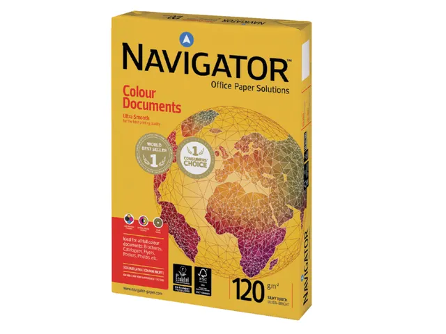 Kopieerpapier Navigator Colour Doc A4 120 Gram Wit 250vel