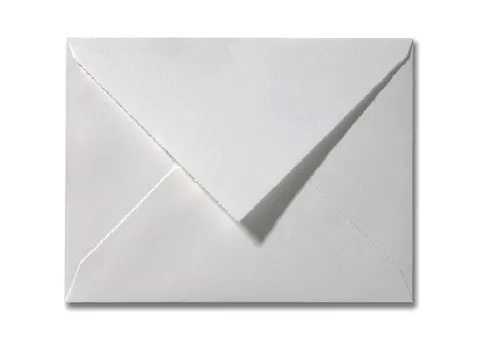 Envelop Oud Hollands ongegomd wit 130 Gram met watermerk 165x208mm