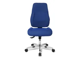 Bureaustoel,Synchroonmech.,Zitting Stof Blauw