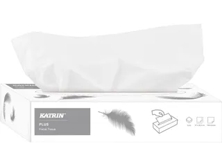 Facial tissue's Katrin 11797 2-Laags wit doos à 100 stuks - 2