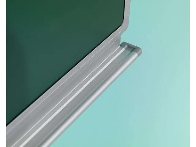 Schoolbord Enkelvlaksbord 100x250cm Krijtbord Magnetisch Groen emaille