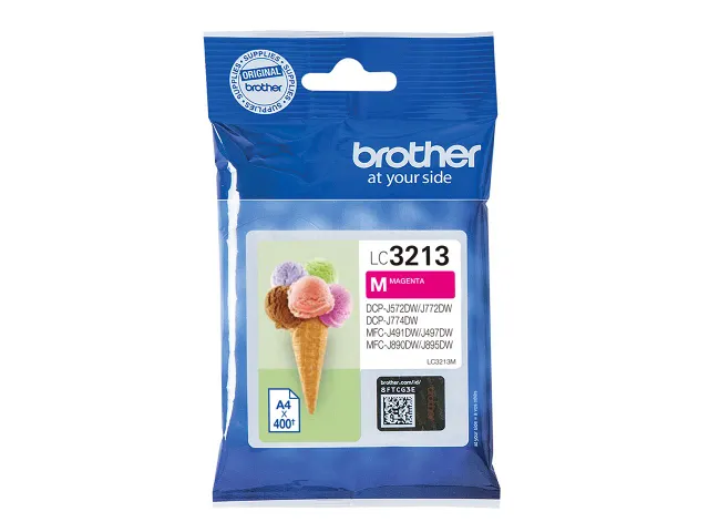Inktcartridge Brother LC-3213 rood HC