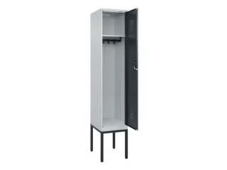 locker,HxBxD 2120x400x500mm,1vak,vak B 400mm,cil.-slot,voetonderstel - 1