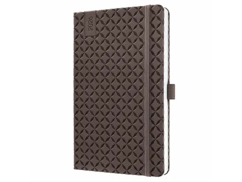 Weekagenda Flair A5 2026 (NL/FR/EN/DU) Coffee Brown Hardcover