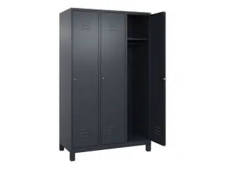 locker,HxBxD 1950x1200x500mm,3vak,vak B 400mm,cil.-slot,voeten - 1