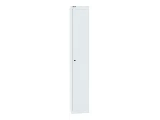 garderobekast,HxBxD 1802x305x457mm,1x2vak.,cil.-slot,romp verkeerswit - 2
