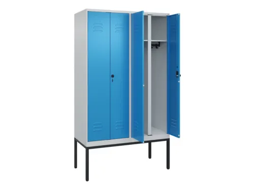 locker voor scheiding van kleding,HxBxD 2120x1200x500mm,4vak