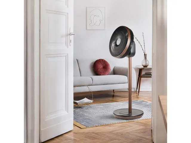 DOMO Statiefventilator Wood Style super stil 33 cm