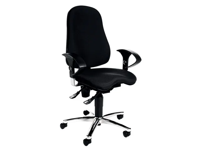 Chaise bureau Ortho noir