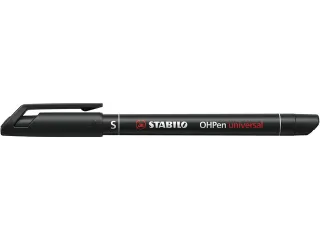 Viltstift STABILO OHpen 841/46 permanent rond superfijn zwart - 4