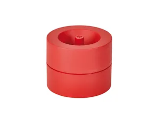 Papercliphouder MAULpro magnetisch recycled Ø73x60mm rood - 2