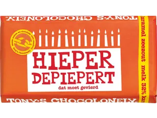 Chocolade Tony's Chocolonely 180gr melk zeezout Hieper de Piepert - 2