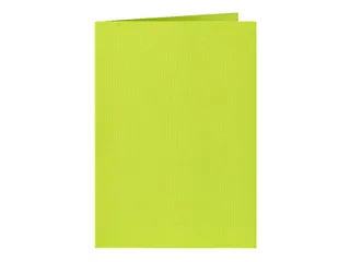 Correspondentiekaart Papicolor dubbel 105x148mm appelgroen pak à 6 st - 1